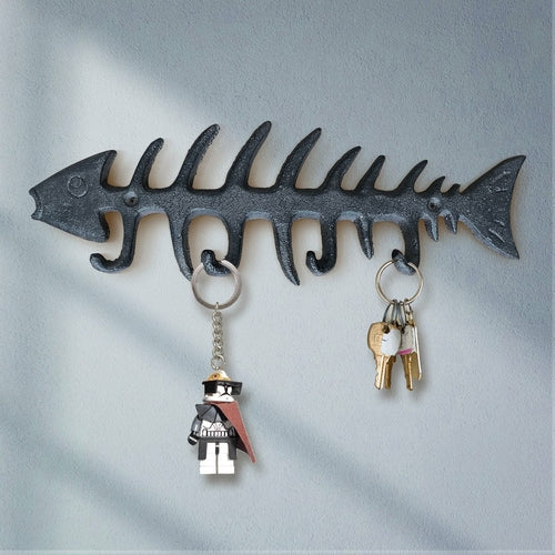 Fish Bones Wall Hooks, 13"